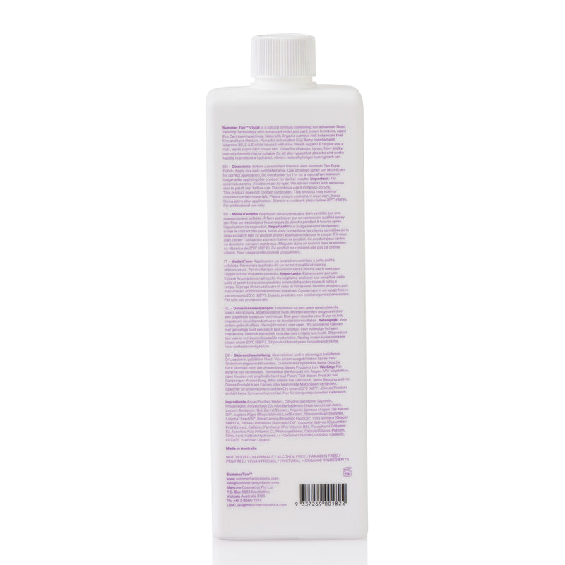 Summer Tan™ Professional / Violet Exotic 12% Spray Mist / Dark 1 Litre