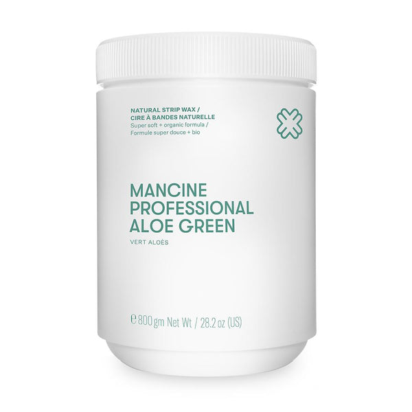Mancine Professional Natural Strip Wax / Aloe Green 800g