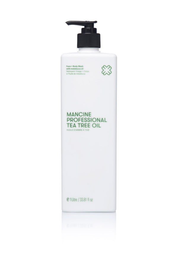 Mancine Professional Tea Tree Oil / Face + Body Wash 1 Litre