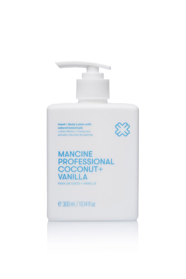 Mancine Professional Hand + Body Lotion / Coconut + Vanilla 300ml