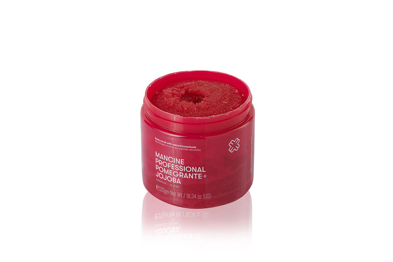Mancine Professional Salt Body Scrub / Pomegranate + Jojoba 520g