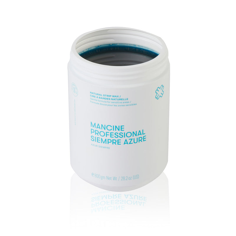 Mancine Professional Natural Strip Wax / Siempre Azure 800g