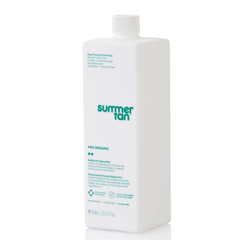 Summer Tan™ Professional / Pro Organic Spray Mist / Medium 1 Litre