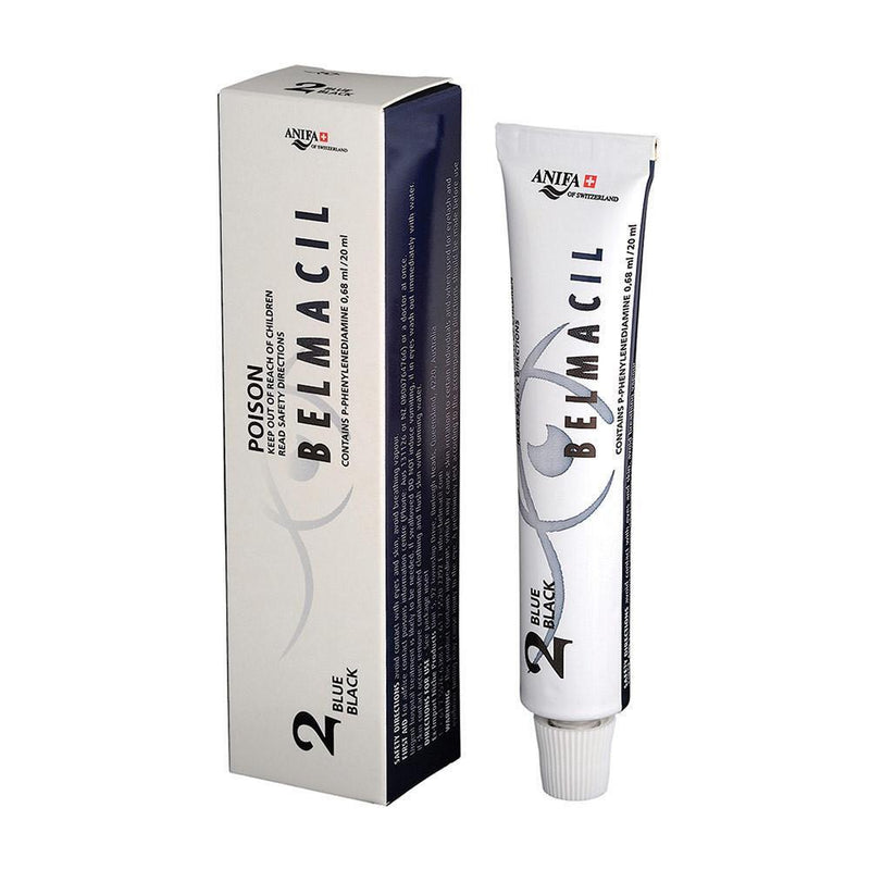 Belmacil Eyebrow & Eyelash Tint: Blue/Black (2) 17g