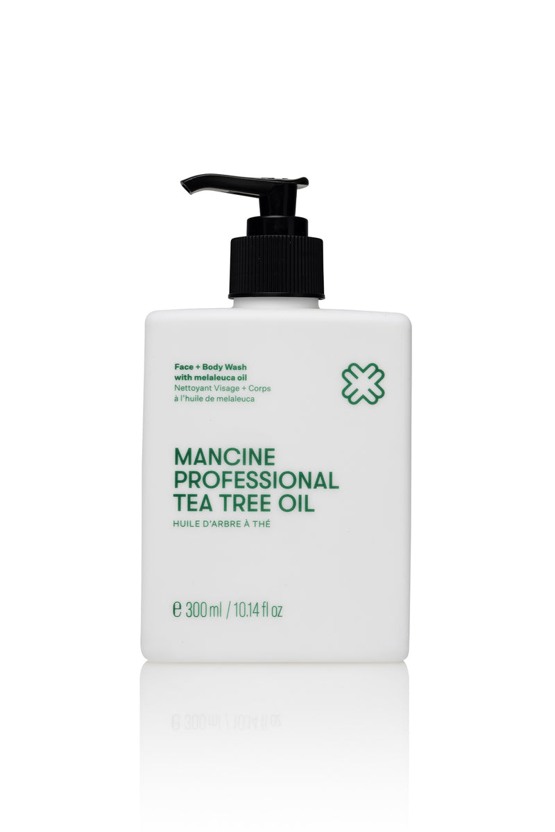 Mancine Tea Tree Face & Body Wash 300ml