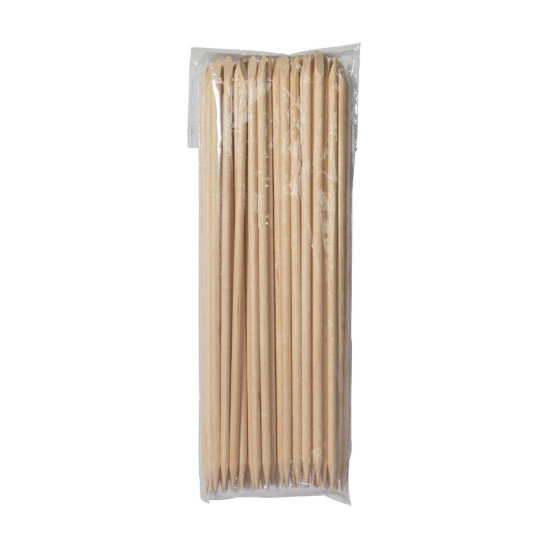 Orange Cuticle Wood Sticks (Pack of 50)