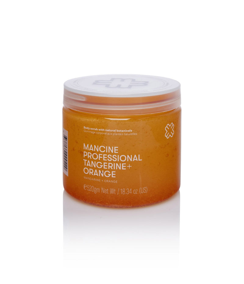 Mancine Hot Salt Body Scrub: Tangerine & Orange
